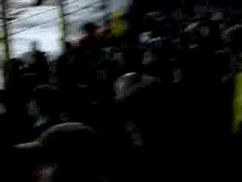 La Louvière -  Eendracht Aalst - rellen - uitbreken