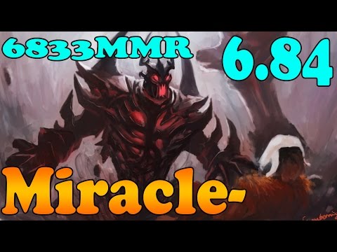 Dota 2 - Patch 6.84 Miracle- 6833 MMR Plays Shadow Fiend Vol 6# - Ranked Match Gameplay!