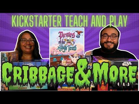 Pirates of the High Teas Kickstarter Preview 2 Player Teach and Play