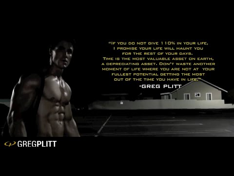 Greg Plitt - Don't Be A Wannabe! Be More! (Armed Workout Speech)