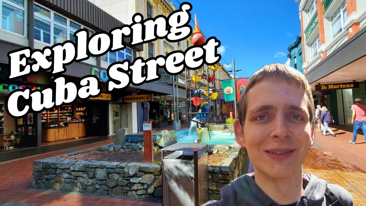 Join a traveler as he embarks on a stroll through Cuba Street.