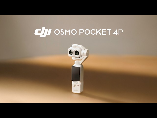 Vidéo DJI OSMO POCKET 4P VLOG COMBO BLANC