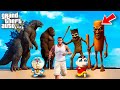 Franklin Shinchan Turns Into Godzilla In Gta V