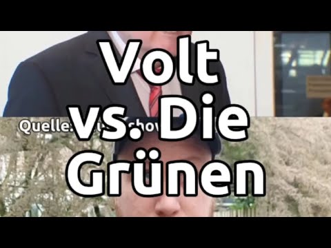 Volt vs. Die Grünen