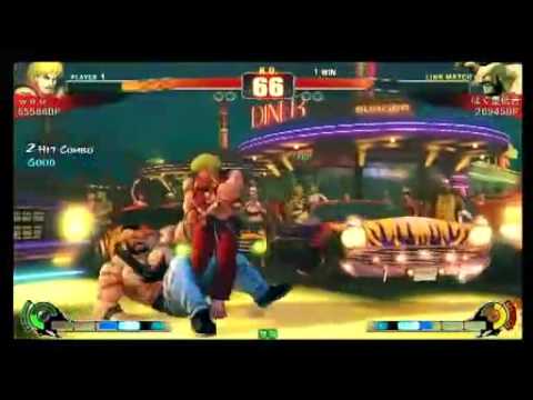 SF4:Wao (Ke) vs Hagu (Za) - Set 01 - Esaka Navel - 13-06-2009