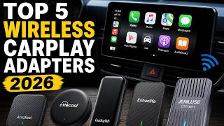 Top 5 Best Wireless CarPlay Adapters 2026 🚗 | Convert Wired to Wireless Instantly!