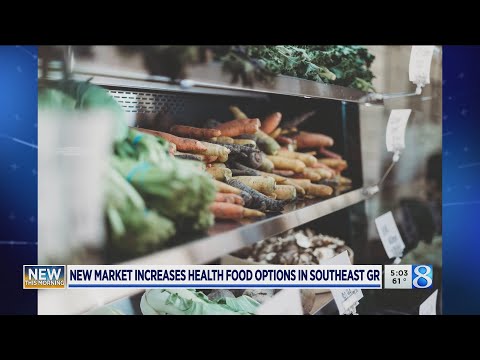 O Fresh Market oferece alimentos saudáveis ​​e acessíveis no lado SE da GR