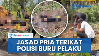 Kronologi Temuan Jasad Pria Terikat & Mulut Dibungkam Kain di Parit Lamongan, Balok Kayu Jadi Bukti