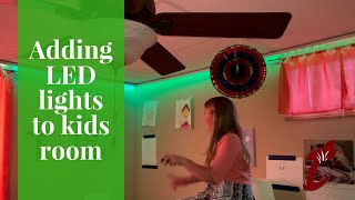 How to Add LED Lights to Your Kids Room