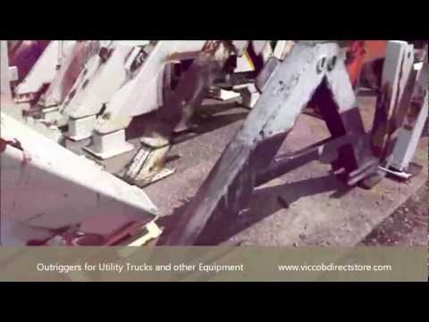 Outriggers for Utility Bucket Trucks, Cranes, Digger Derick, Lifts, and other Equipment