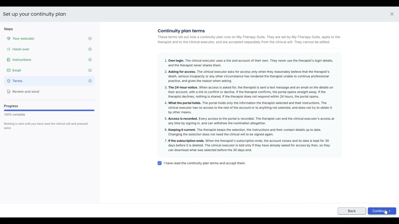Plan ahead for your clients' care with a clinical will demo
