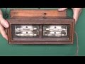 Wooden Fusebox With Glass Lid And Ceramic Rewireable Fuses