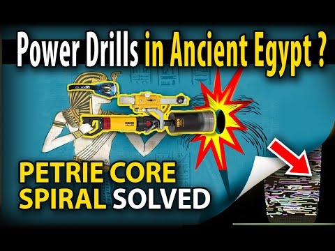 Power Drills in Ancient Egypt? Petrie Core Spiral Solved