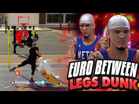 NBA 2K19 MyPARK – WAHNSINNIGER EURO-DUNK ZWISCHEN DEN BEINEN! 2-gegen-2-Courts übernehmen?!