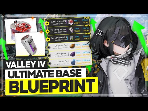 Max Profit Blueprints for Valley IV - Mega Base Blueprint Asia/NA/EU【Arknights: Endfield】