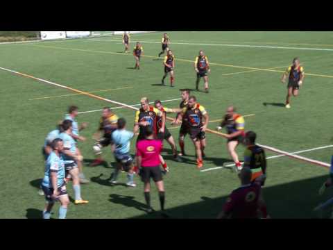 Championnat de France Honneur Rugby 15 baston SMS-USP vitesse normale