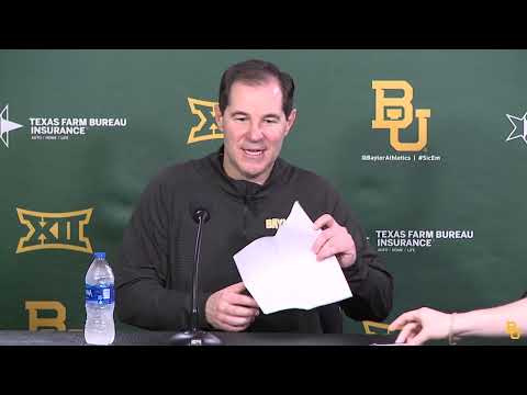 Baylor Basketball (M): Postgame vs. Arkansas