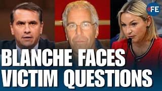 Epstein Survivor Confronts DOJ Over Victims During Todd Blanche Confirmation Hearing | WORLD NEWS