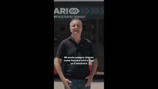 Brt, l'assessore Scaramuzzi presenta i nuovi bus elettrici di Bari. «Ecco come sono fatti»