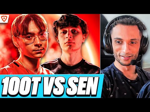 LOSER GOES HOME! | FNS Reacts to 100T vs SEN (VCT Americas Kickoff 2024)