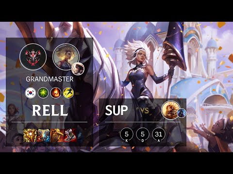 Rell Support vs Leona - KR Grandmaster Patch 11.16