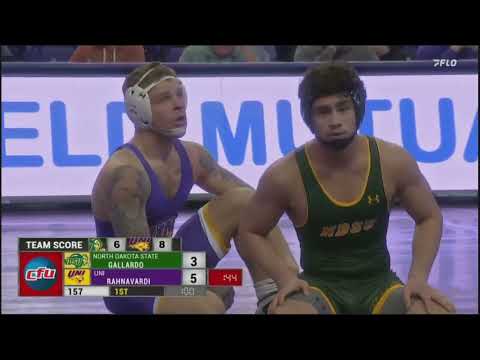 Cael Rahnavardi vs. Gabriel Gallardo (157lbs) Highlights (11.23.25) | Big 12 Wrestling