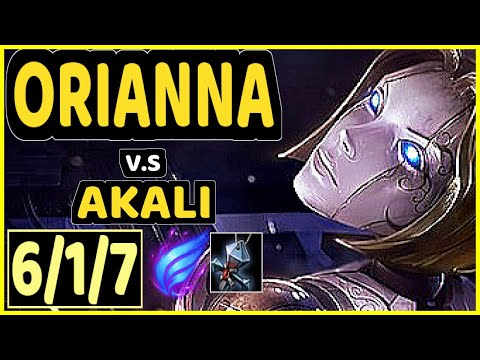 ABBEDAGGE (ORIANNA) vs AKALI - 6/1/7 KDA MID GAMEPLAY - EUW Ranked GRANDMASTER
