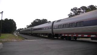 preview picture of video 'The Amtrak Crescent #19 With Tator & Horn Show!!! Douglasville,Ga 06-16-2013© HD'
