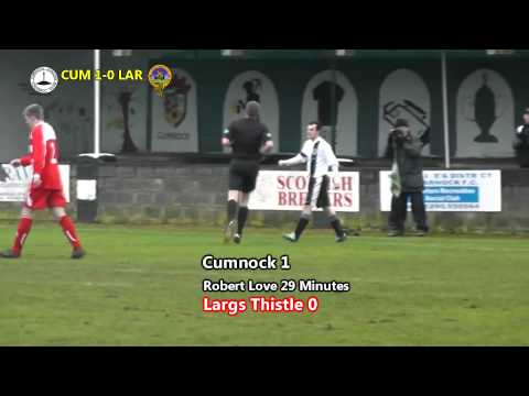 Cumnock 2-0 Largs Thistle, West of Scotland Cup Second Round 21st December 2013