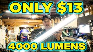 DIY lighting, quick & easy with Smart Electrician 46 4000 Lumen LED linkable Shop Lights at Menards