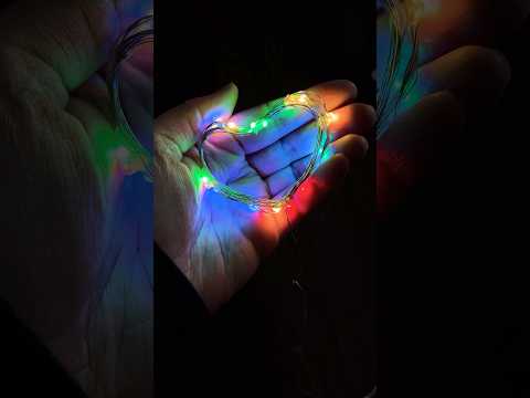 LED гірлянда новорічна 20LED 2м Різнокольорова режим статика від USB