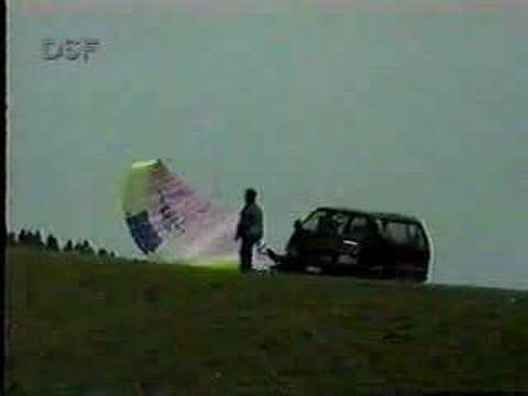 Crash paragliding