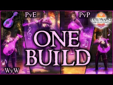 ENCORE TROUBADOUR Full Guide - One Build for Guild Wars 2 PvE, PvP, and WvW