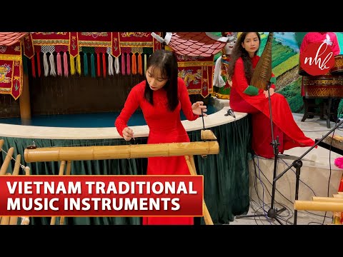 Vietnam Traditional Music Instruments Dan Bau, Tam Thap, Dan Tranh | Amazing Performance at Expo