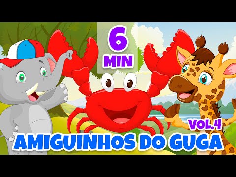 Amiguinhos do Guga Vol. 4 - Giramille 6 min | Desenho Animado Musical
