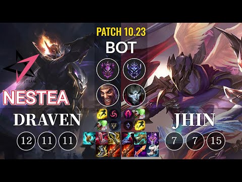 JT Nestea Draven vs Jhin Bot - KR Patch 10.23