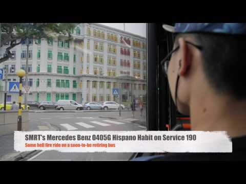 [TIB1073R] SMRT Mercedes Benz O405G Habit Hellfire kickdowns (2000 - 2017)