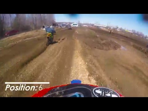 Max Sanford Charges Through the Pack - Englishtown Mx LLAQ