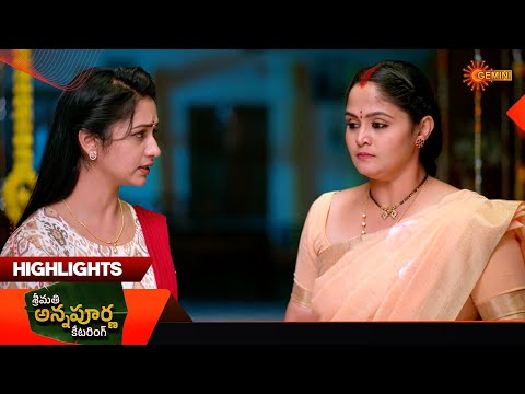 Srimati Annapurna Catering - Highlights of the day | 16 Jan 2026 | Gemini TV