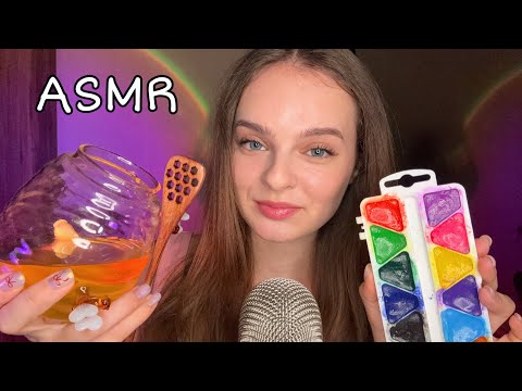 ASMR Mouth Sounds 👄✨ & Sticky Fingers 