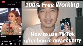 how to use TikTok after ban in any country 2022 update