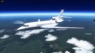 X-PLANE 11 ULTRA REAL FALCON 7X KBOS-PHNL PART 2 FAIL* FLIGHT CRASHED BEFORE LANDING