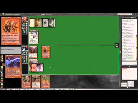Goblins Vs Temporal Storm MTGO Pauper 1/3 (Commentary)