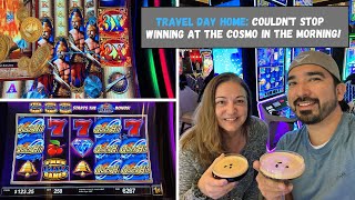 Travel day home! Couldn't stop WINNING at the #Cosmopolitan!