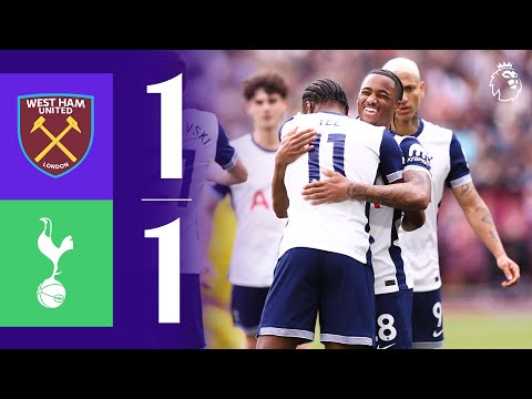 West Ham 1-1 Tottenham Hotspur | Premier League Highlights