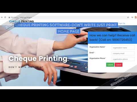 Best Online Cheque Printing Software Pune Maharashtra India