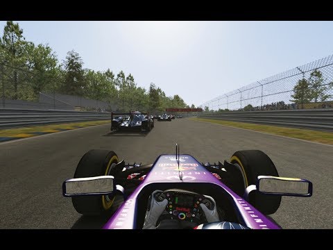 Racing Onboard F1 RedBull 2015 vs Le Mans Racing Cars at Circuit de La Sarthe