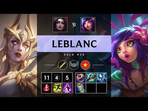 LeBlanc Mid vs Neeko - VN Challenger Patch 25.09