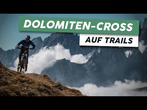 Dolomiten Cross auf Trails | Gigantische Landschaft & flowige Abfahrten | MTB Etappen Reise