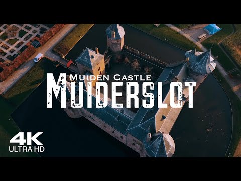 MUIDERSLOT 🇳🇱 MUIDEN CASTLE Drone Aerial 4K | North Holland Netherlands Nederland